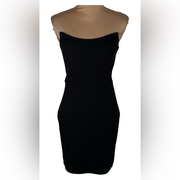 B.‎ Darlin Black Strapless Dress - Picture 1 of 7